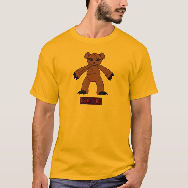 PSYCHO TEDDY  T-SHIRT  TEDDY BEAR (Front)