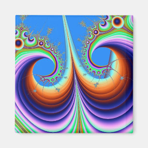Psychodelic Roller Coaster Magnet