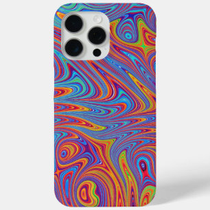 psychodelic textures iPhone 15 pro max case
