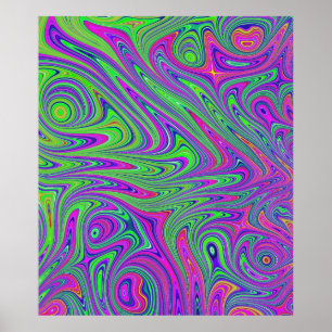 psychodelic textures poster