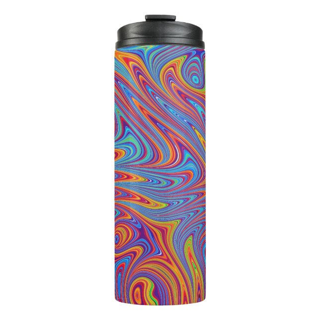 psychodelic textures thermal tumbler (Front)