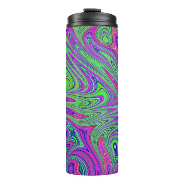 psychodelic textures thermal tumbler (Front)