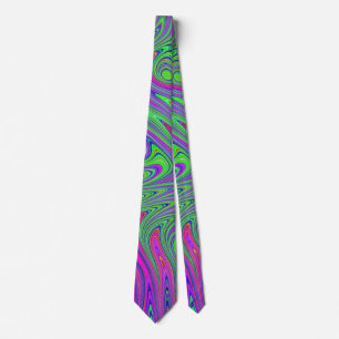 psychodelic textures tie