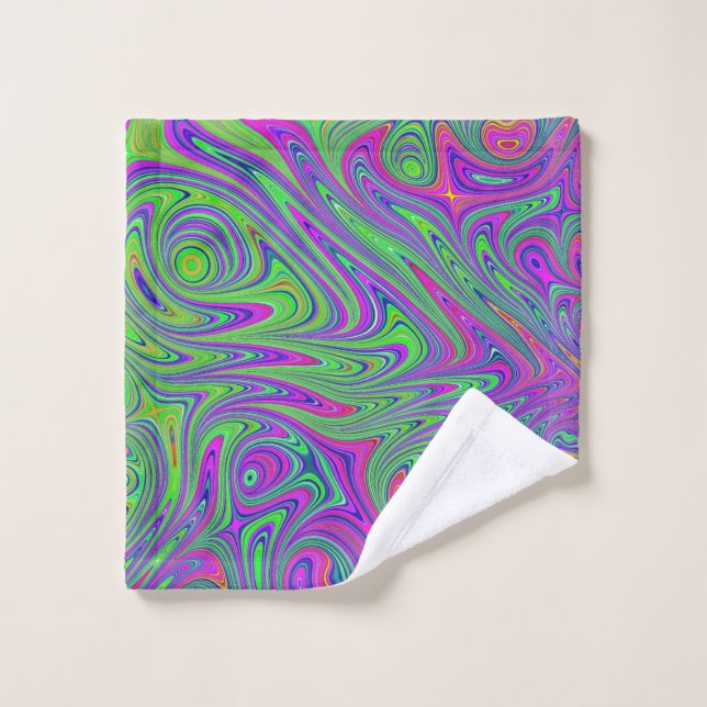 psychodelic textures wash cloth (Wash Cloth)