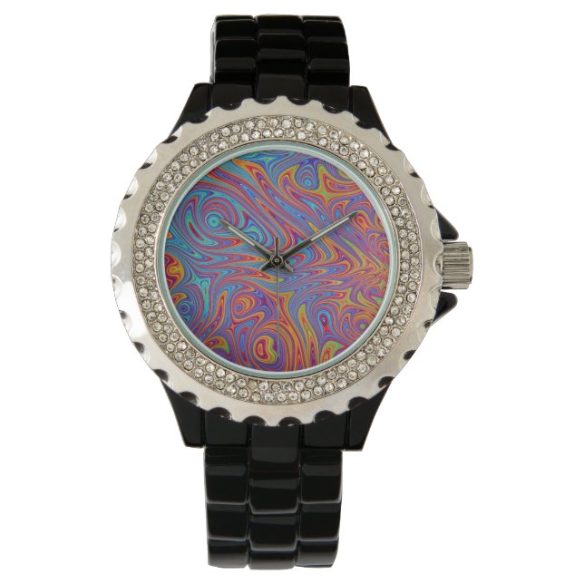 psychodelic textures watch (Front)
