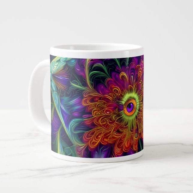PsychoFlower 20oz Mug (Front Left)