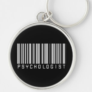 Psychologist Bar Code Key Ring