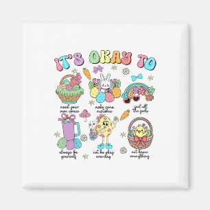 Psychologist Bunny Easter Day  Magnet
