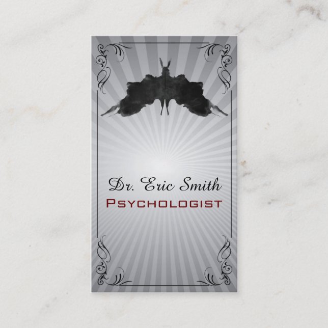 Psychologist Business Card (Front)