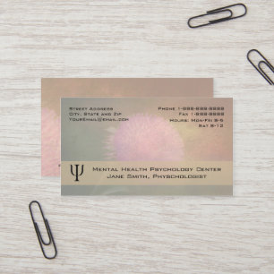 Psychologist Counsellor Business Card