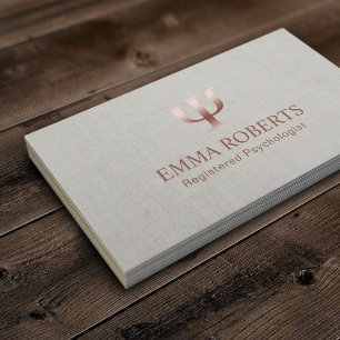 Psychologist Counsellor Elegant Linen Appointment