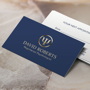 Psychologist Counsellor Navy & Gold Appointment