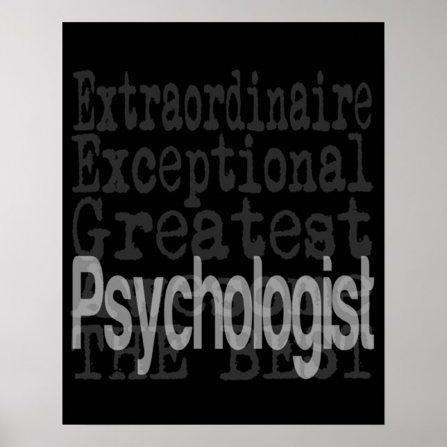 Psychologist Extraordinaire Poster (Front)