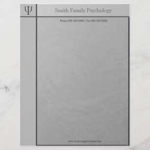 Psychologist Letterhead
