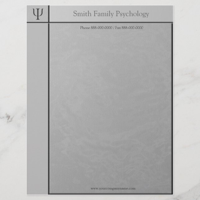 Psychologist Letterhead (Front)