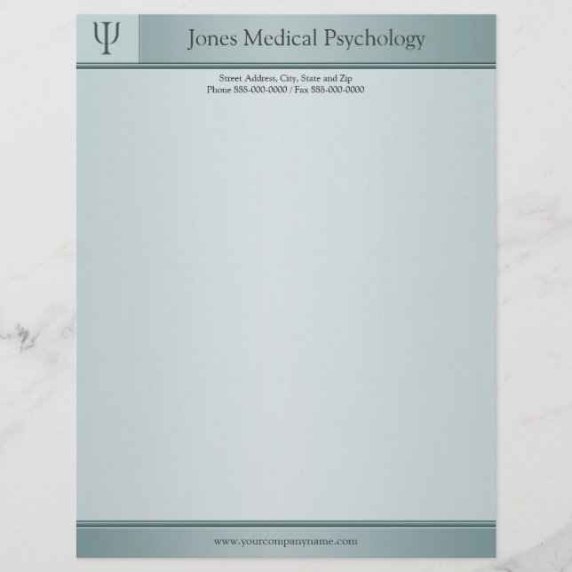 Psychologist Letterhead (Front)