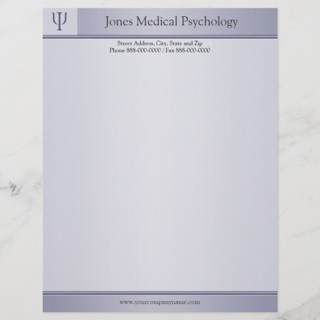 Psychologist Letterhead (Front)