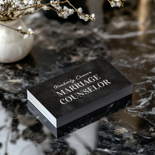 Psychologist Marriage Counsellor Smooth Fur Textur Business Card