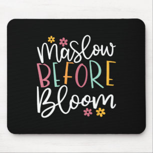 Psychologist Maslow Before Bloom Sped Teacher Clro Mouse Pad