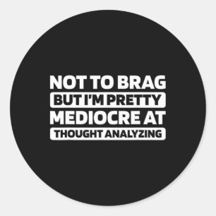 Psychologist - Mental Health Therapist Psychology Classic Round Sticker