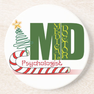 Psychologist MERRY CHRISTMAS Coaster