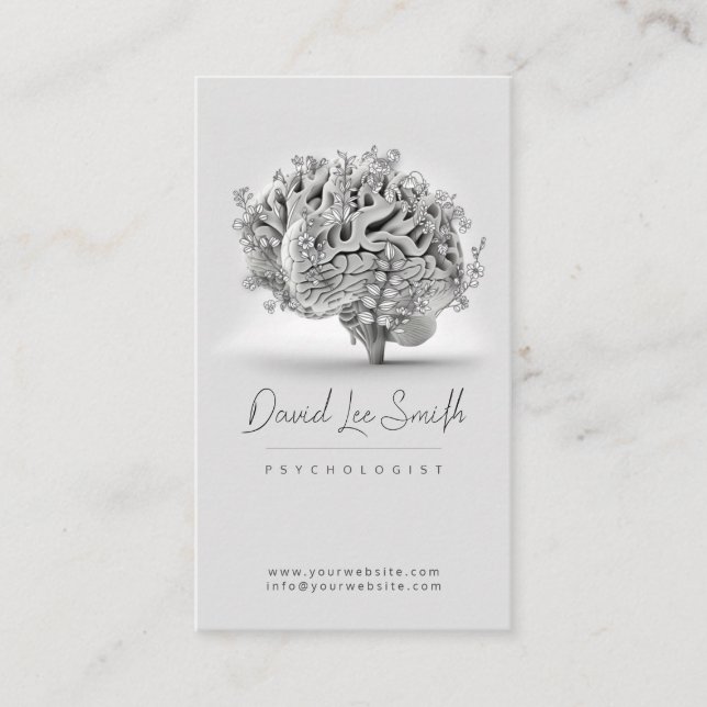 Psychologist / Neurologist Business Card (Front)
