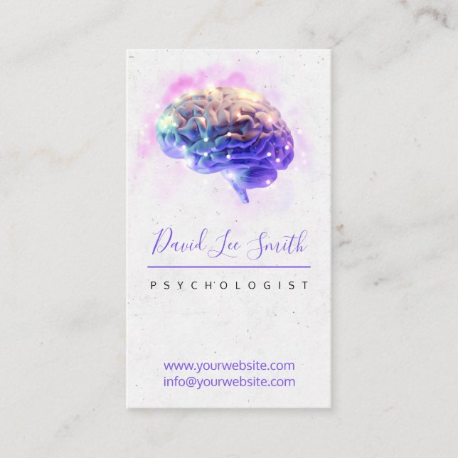 Psychologist / Neurologist Business Card (Front)