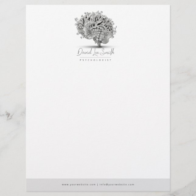 Psychologist / Neurologist Custom Letterhead (Front)