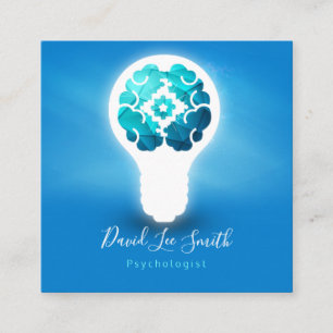 Psychologist / Neurologist Square Business Card