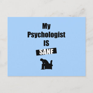 Psychologist Postcard