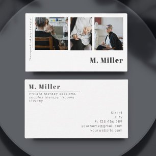 Psychologist psychology therapist Business Card