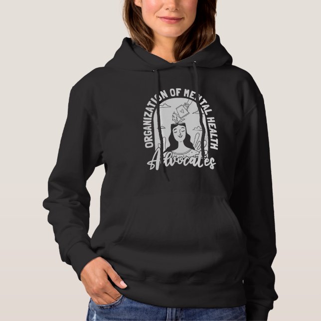 Psychologist Psychology  Therapist Mental Health A Hoodie (Front)