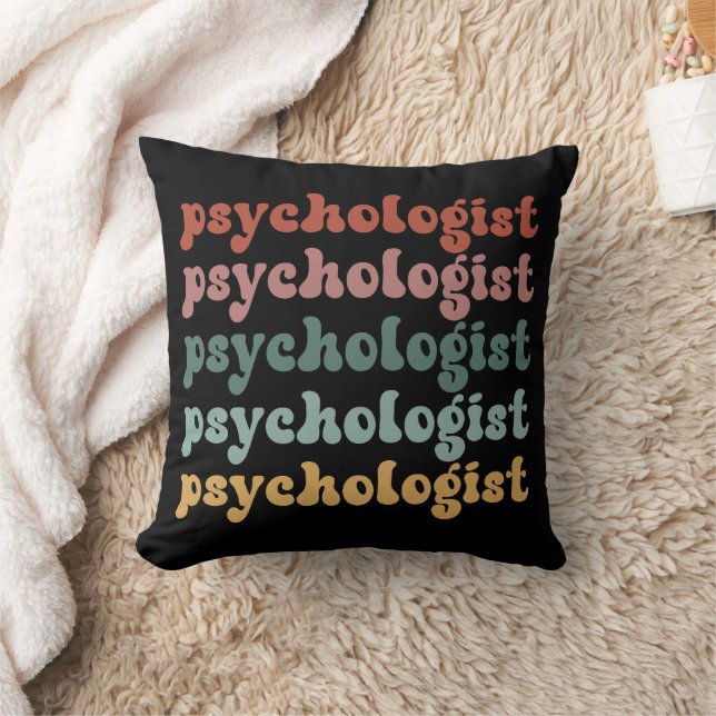 Psychologist Retro Psychology Student Graduation Cushion (Blanket)
