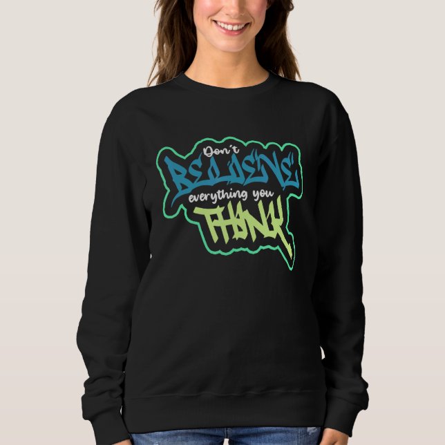 Psychologist Science Psych Therapy Psychology Sweatshirt (Front)