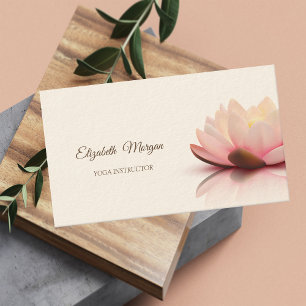 Psychologist Therapist,Chic Lotus, Yoga  Business Card