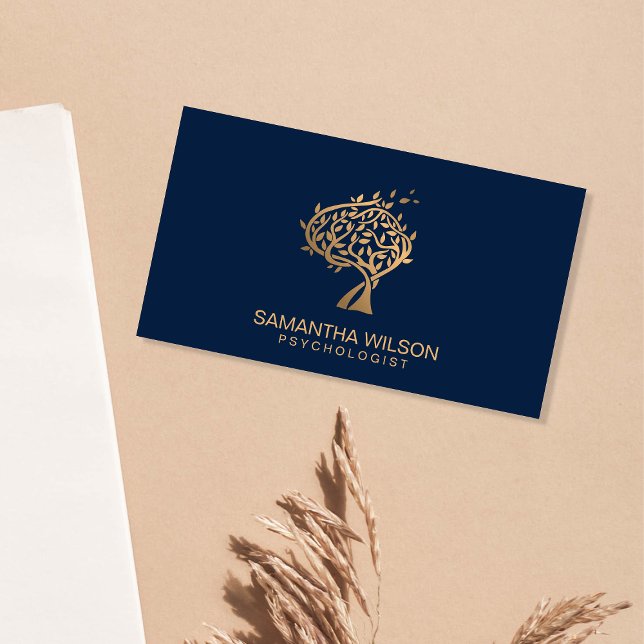 Psychologist Therapist Counsellor Psychiatrist  Bu Business Card (Creator Uploaded)