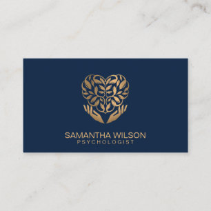 Psychologist Therapist Psychiatrist QR Code Business Card