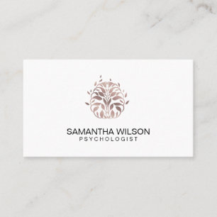 Psychologist Therapy Counsellor Psychiatrist Brain Business Card