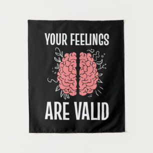 Psychologist Your Feelings Are Valid Tapestry
