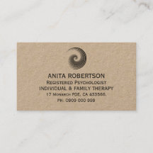 Psychologists Appointment Business Cards