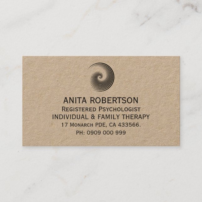 Psychologists Appointment Business Cards (Front)