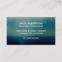Psychologists Appointment Cards Modern Green
