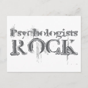 Psychologists Rock Postcard