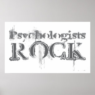 Psychologists Rock Poster