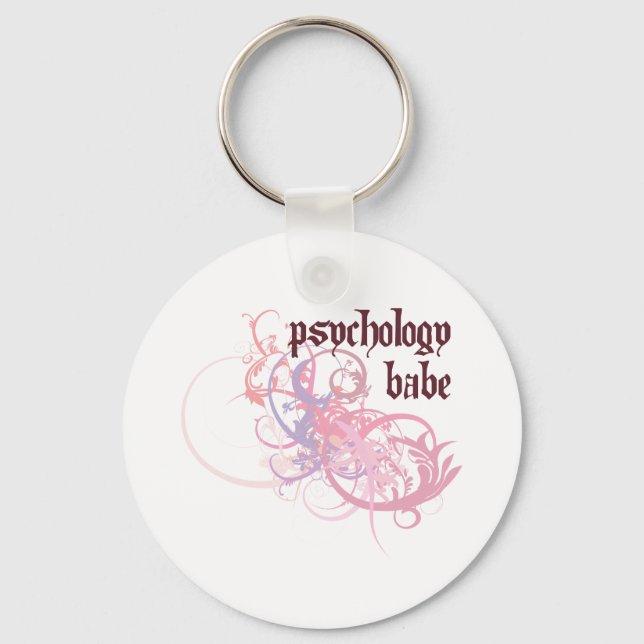 Psychology Babe Key Ring (Front)