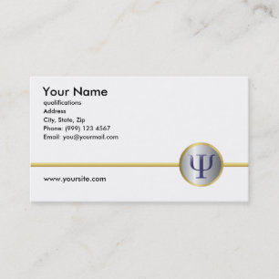 Psychology Business Card, Double Sided Card