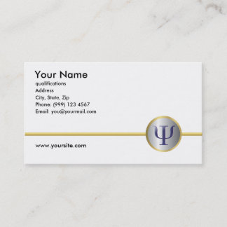 Psychology Business Card, Double Sided Card