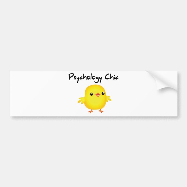 Psychology Chic Bumper Sticker (Front)