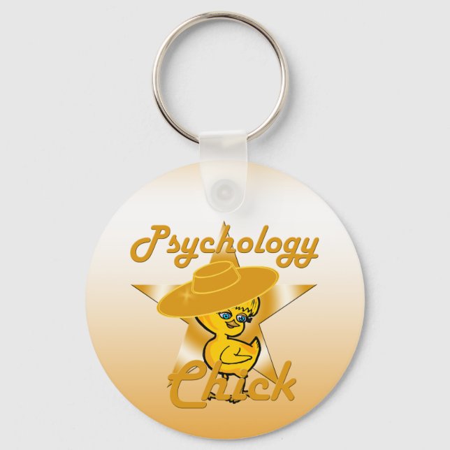 Psychology Chick #10 Key Ring (Front)