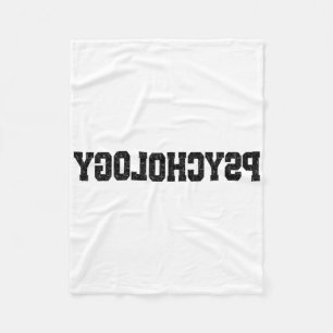 Psychology Ckwards Humour For Mental Health Awaren Fleece Blanket